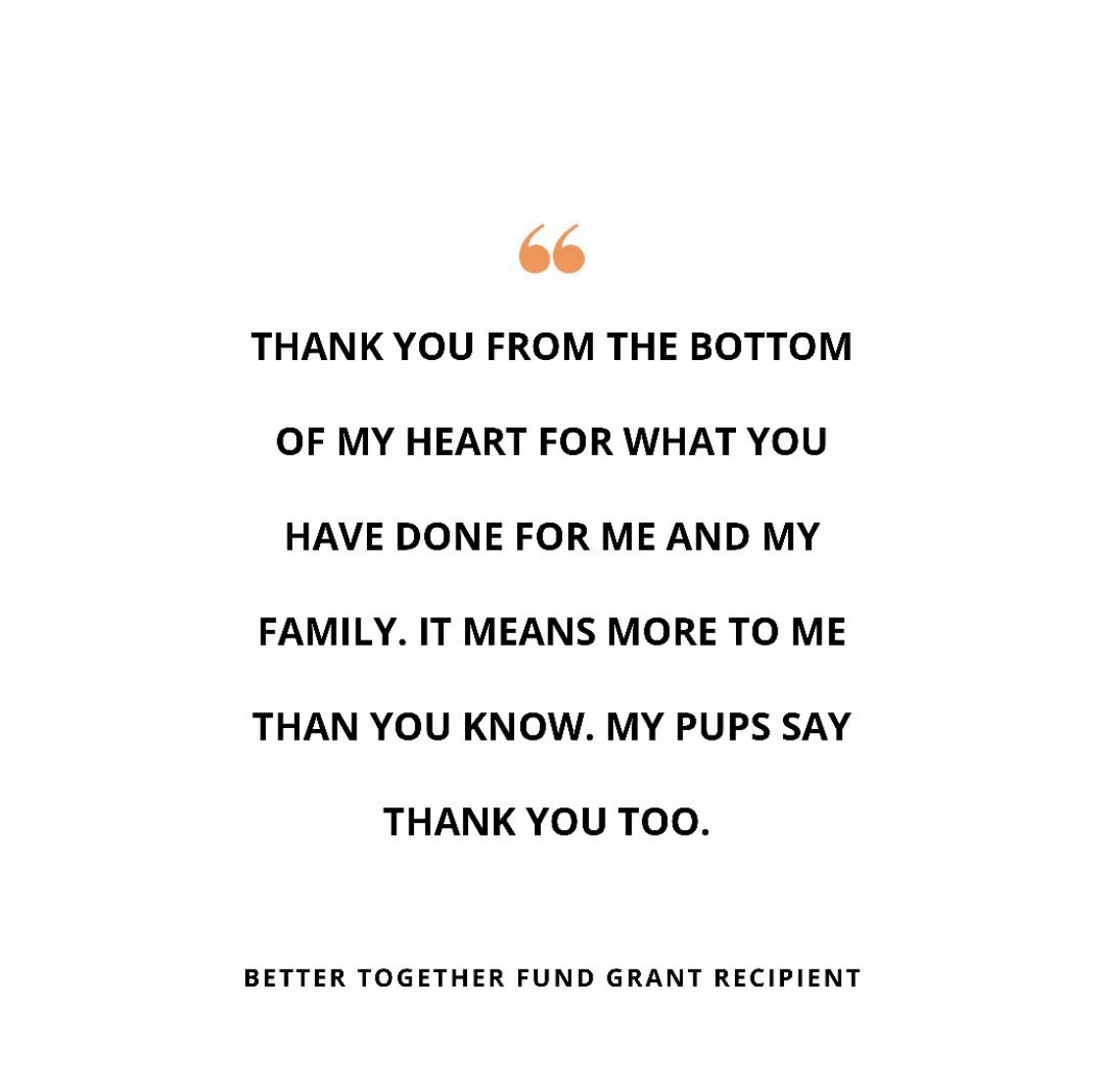 Better Together message banner